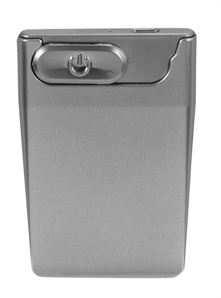 Atomic USB-Feuerzeug im Kreditkartenformat silber